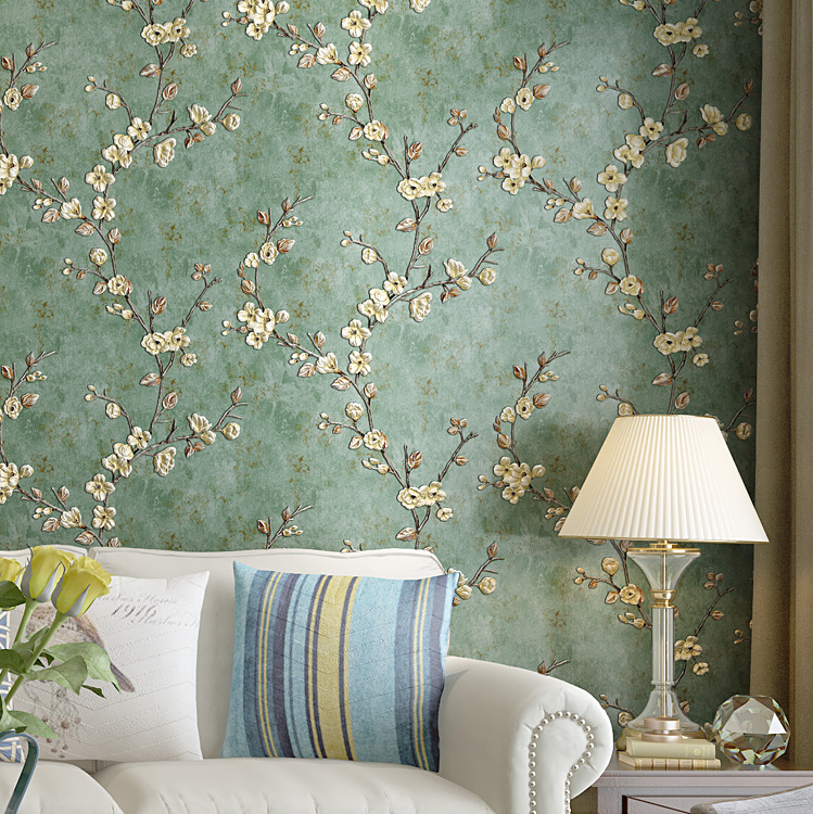 plum blossom european wallpaper