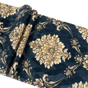 Large-flower-embossed-European-wallpaper6