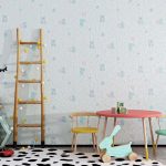 Little-bear-Self-adhesive-kids-wallpaper