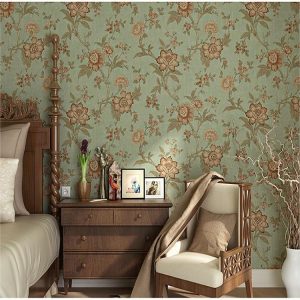 Retro-green-european-wallpaperSelf-adhesive