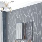 Sea-blue-3D-curve-stripe-European-wallpaper3