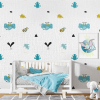 Children room hot air balloon self-adhesive wallpaper