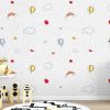 Children room hot air balloon self-adhesive wallpaper