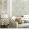 European style 3Dembosed pattern self-adhesive wallpaper