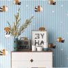 children cartoon animals self-adhesive wallpaper