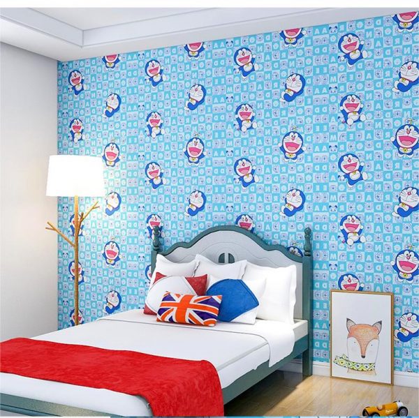 children cartoon animals self-adhesive wallpaper