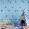 children cartoon animals self-adhesive wallpaper