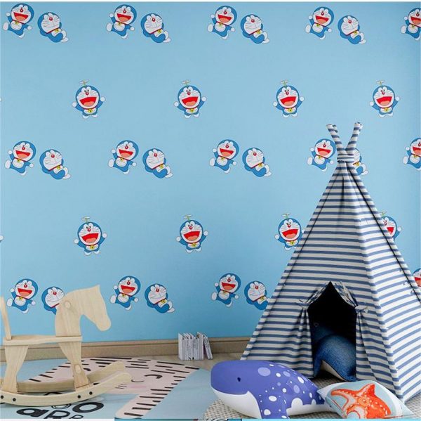 children cartoon animals self-adhesive wallpaper