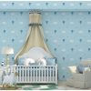 children hot air balloon self-adhesive wallpaper