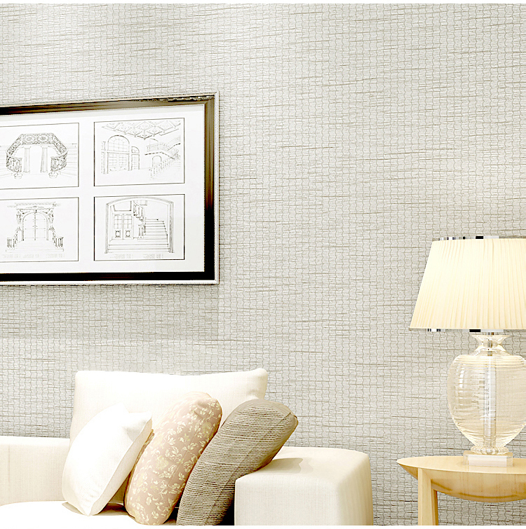 modern minimalist linen texture wallpaper - Minimalist Textured Living Room Wallpaper For Modern Minimalist Style