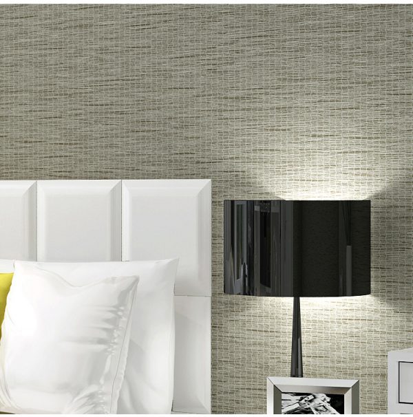 modern minimalist linen texture wallpaper