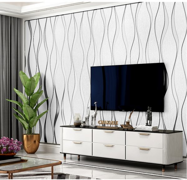 modern stripe Self-adhesive wallpaper