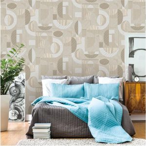 vintage geometric pattern wallpaper